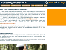 Tablet Screenshot of hamstringonderzoek.nl